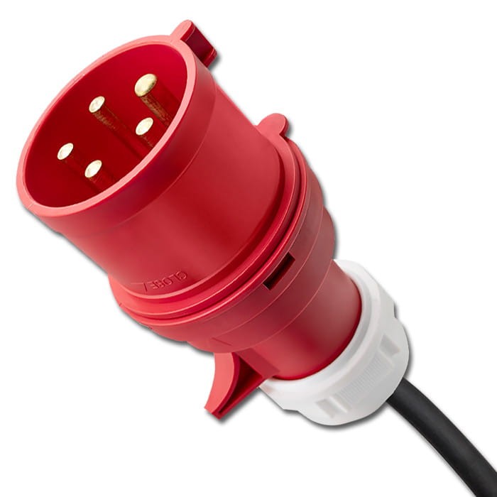 Qoltec Mobilna ładowarka do samochodu elektrycznego EV z regulacją 2w1 Typ2 | 11kW | LCD | 3 fazy | Przenośna | Wallbox | 5m wtyczka