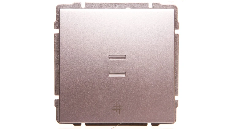 KOS66 Łącznik krzyżowy podświetlany aluminium 624017