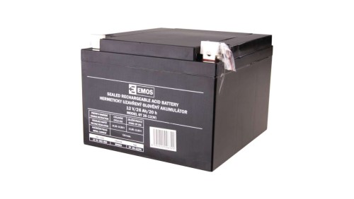 Akumulator VRLA AGM 12V 26Ah 12x14 B9683