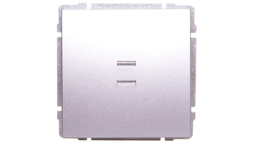 KOS66 Łącznik pojedynczy podświetlany aluminium 624011