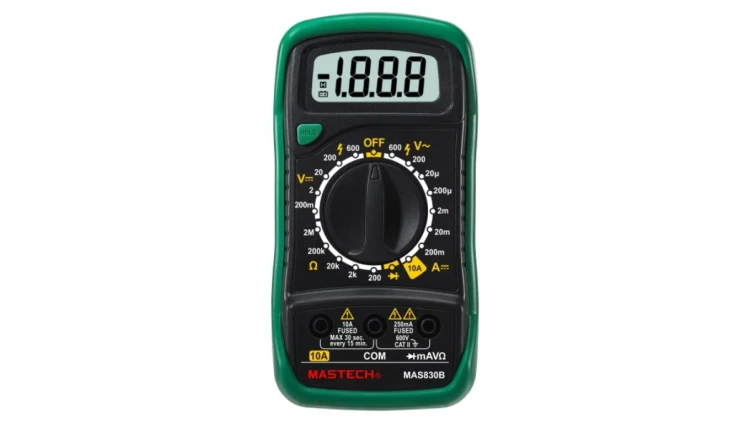 Miernik cyfrowy uniwersalny multimetr 600V AC/DC 10A DC MAS-830B 01875