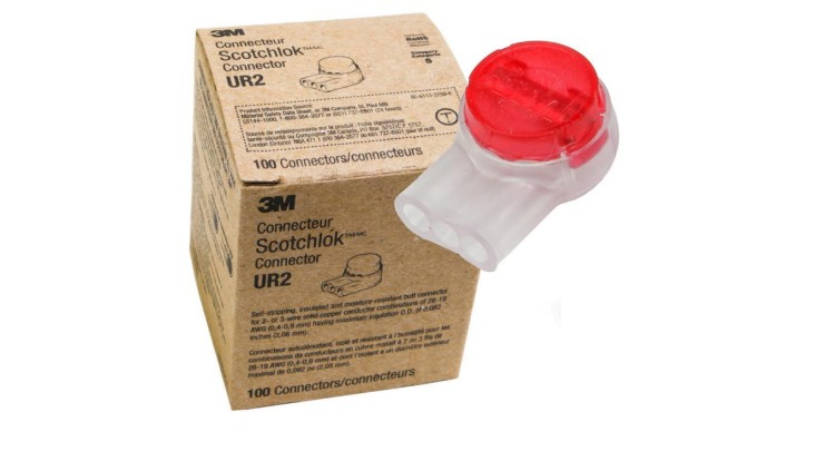 3M Szybkozłączka UR2 Scotchlok /100szt/ zaciskana 80611327596 złączka telefoniczna i komputerowa 7000031727
