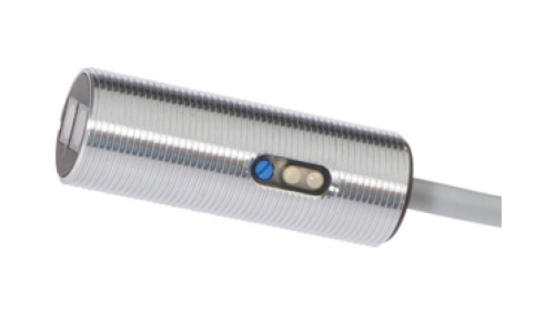 Czujnik optyczny odbiciowy M18x1 dł: 50mm Sn: 40-600mm 10-35VDC PNP kabel 2m PVC IP67 OT180405