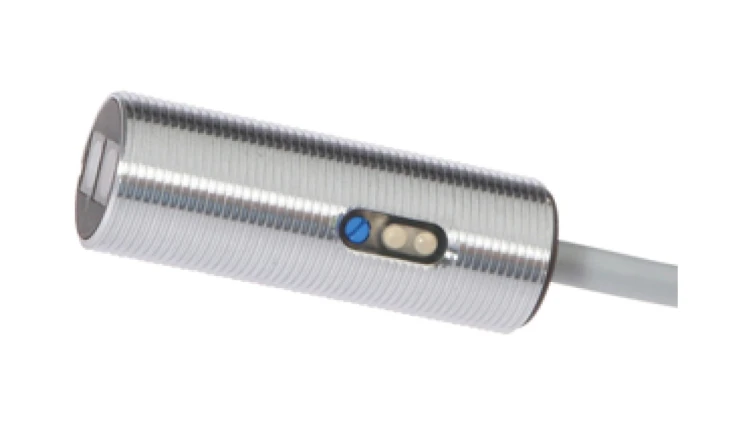 Czujnik optyczny odbiciowy M18x1 dł: 50mm Sn: 40-600mm 10-35VDC PNP kabel 2m PVC IP67 OT180405