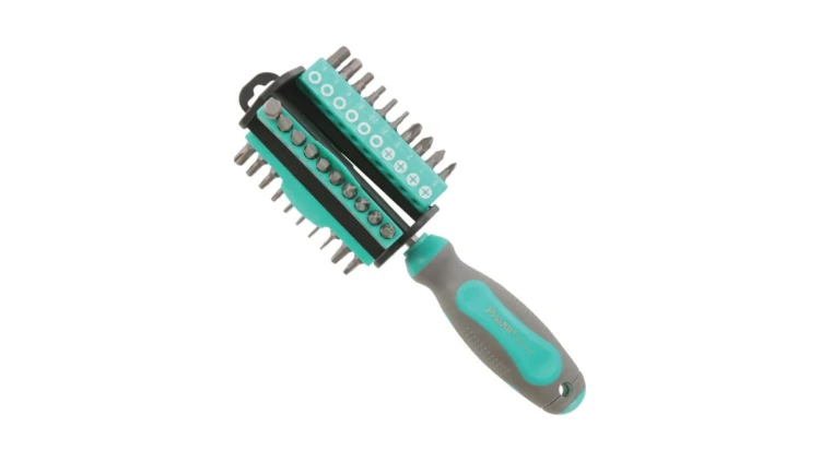 Zestaw końcówek bit/imbus w magazynku z rączką 30szt SD-2313