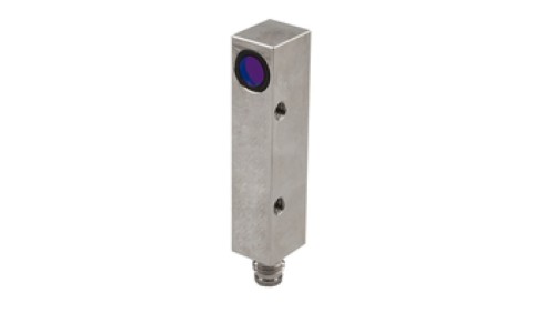 Czujnik laserowy odbiornik wiązki światła 64x14x12mm fi0,5mm Sn: 1,5m 12-32VDC PNP/NPN Push-pull złącze M8 3-PIN IP67 PE130170