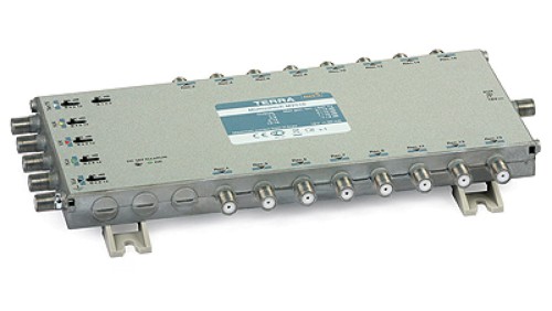Multiswitch MV-516 Terra klasa A, 5-wejściowy 16-wyjściowy z regulacją wzmocnienia IF