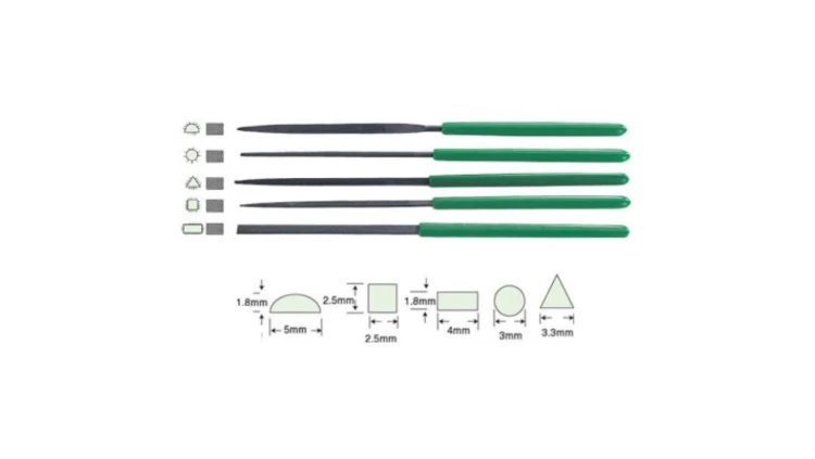 Zestaw pilników precyzyjnych 8PK-605A