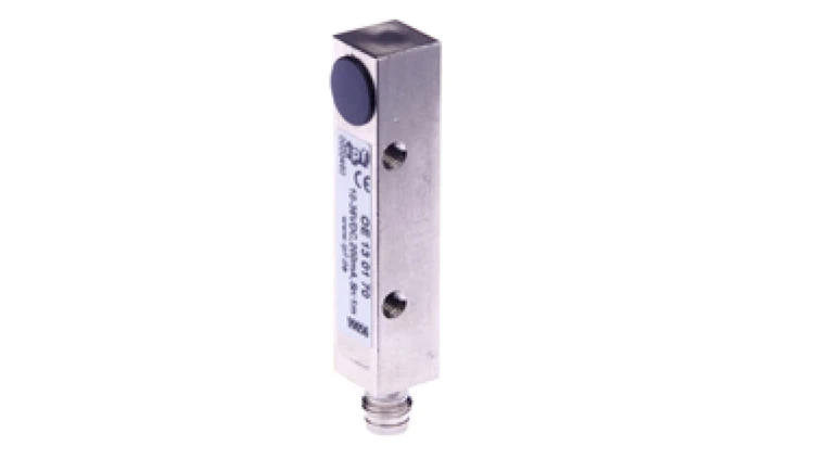 Czujnik optyczny odbiornik nadajnik 64x12x12mm Sn: 1m 10-35VDC PNP NO złącze M8 IP67 OE130170