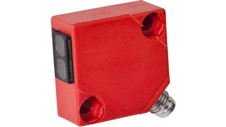 Czujnik optyczny odbiornik nadajnika 30x30x15mm Sn: 6m 10-35VDC PNP NC złącze M8 IP65 OE150275