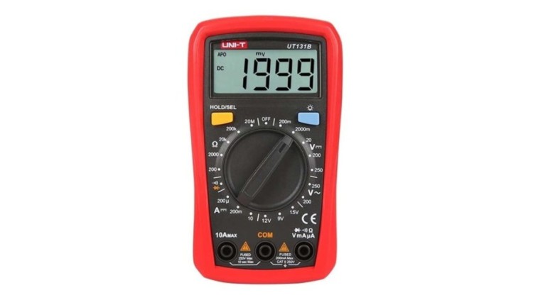 Multimetr cyfrowy uniwersalny 250V AC/DC 10A DC test ciągłości test diod UT-131B 20379