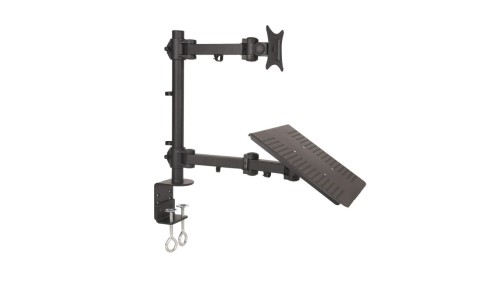 UCHWYT BIURKOWY DO MONITORA LED/LCD 13-27 + notebooka L-23 ART