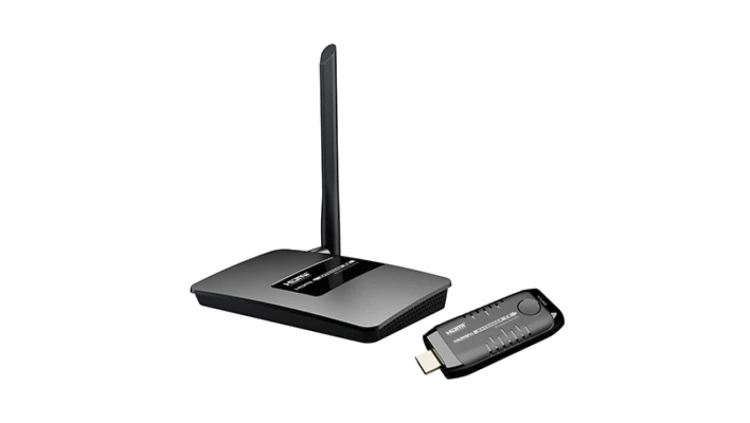 Bezprzewodowy przełącznik switch HDMI 10x1 do 15m z możliwością podłączenia do 10 nadajników LKV-388DM