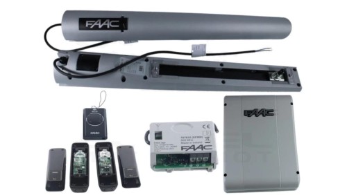 Zestaw Faac HANDY 24 V - S418 napęd do bramy uchylnej dwuskrzydłowej