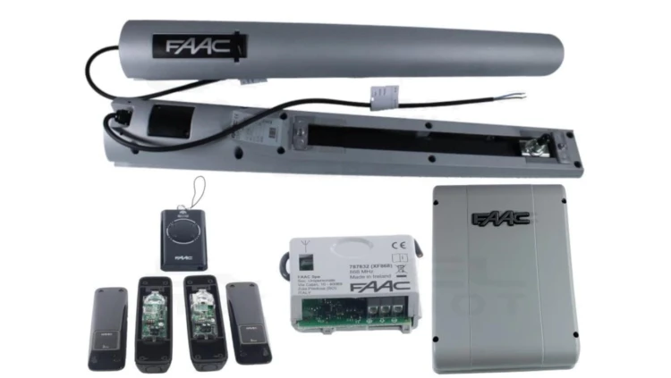 Zestaw Faac HANDY 24 V - S418 napęd do bramy uchylnej dwuskrzydłowej