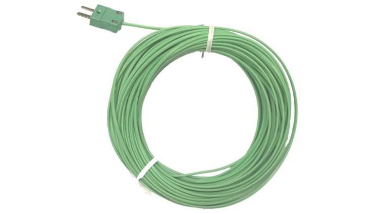 Termopara typ K do +250C 3m kabel 3m, Teflon PFA EN 60584-3:2008, IEC 584-3
