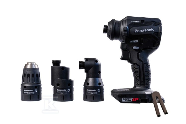 Panasonic EY1DD2J18A2KTL32 Wiertarko-wkrętarka z końcówkami roboczymi.