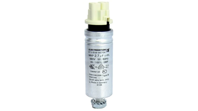 Kondensator rozruchowy 2,7uF/480V M8X10