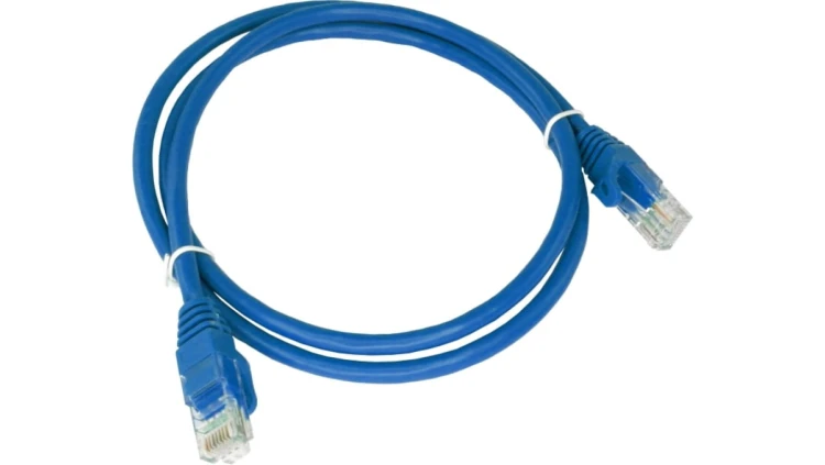 Patch-cord U/UTP kat.6 PVC 3.0m niebieski KKU6NIE3