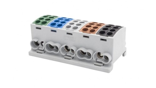 F-ELEKTRO Zacisk HLK 5x100A-2 (1x25,1x16/1x25,1x16)(3L+N+PE) F2.0387