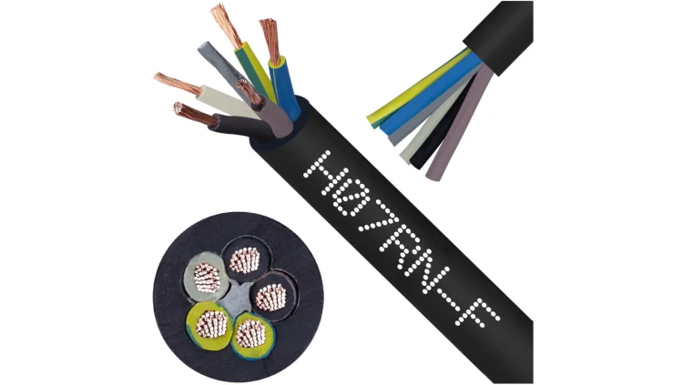 Przewód w gumie H07RN-F / ONPD 5x2,5 450/750V Elektrokabel /50m/