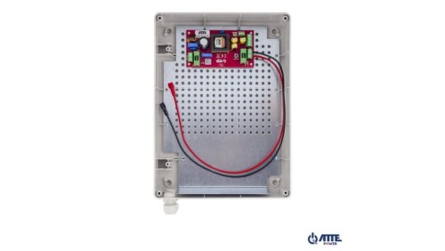 Zasilacz buforowy SMPS 12V 3,5A 40W obudowa zewnętrzna ABOX-XL1 (1x AKU 18Ah)