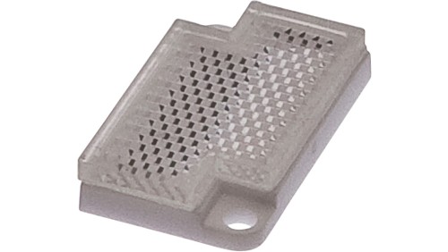 Akcesoria optyczne, odbłyśnik, 4,2x23x14mm, otwór na śrubę, 2xØ2,2mm, IP67, PMMA+PMMA, polaryzacja, AO000083
