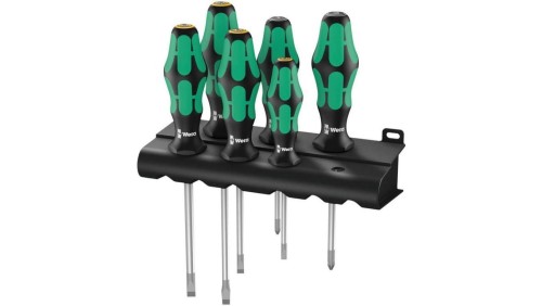 Zestaw wkrętaków kraftform lasertip + wieszak, 6cz