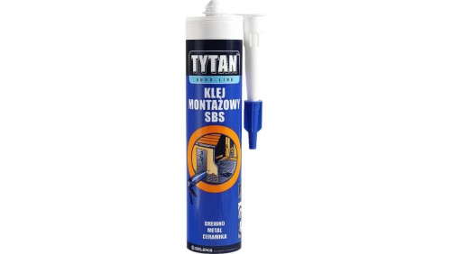Klej montażowy 280ml tytan euro-line