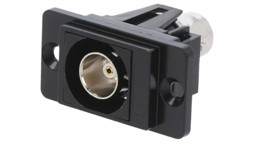 Łącznik BNC gniazdo z obu stron 75 czarny DUALSLIM 29mm CP30738MB