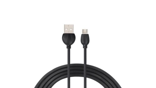 Kabel micro USB czarny 1m VA0015 VAYOX