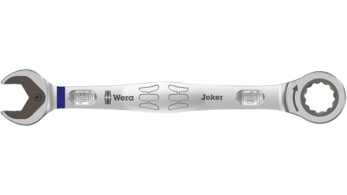 Klucz płasko-oczkowy z grzechotką joker 16