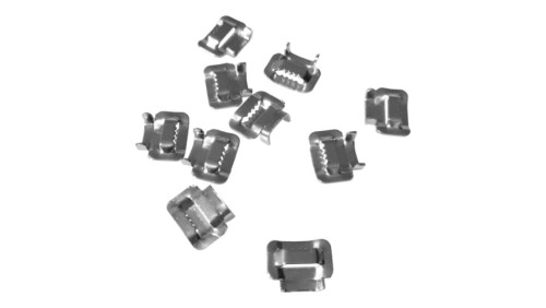 Zapinka ze stali nierdzewnej z zębami Ear-Lock 10mm gat.201 L-B 4937 /10szt.