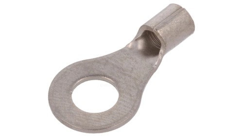 Końcówka oczkowa M6 3÷6mm2 zaciskanie na przewód niklowany 323063