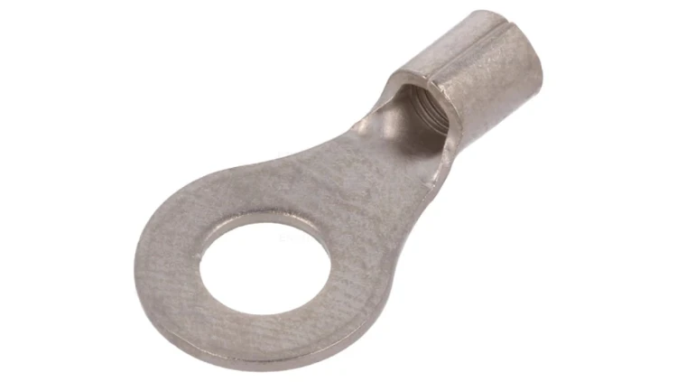 Końcówka oczkowa M6 3÷6mm2 zaciskanie na przewód niklowany 323063