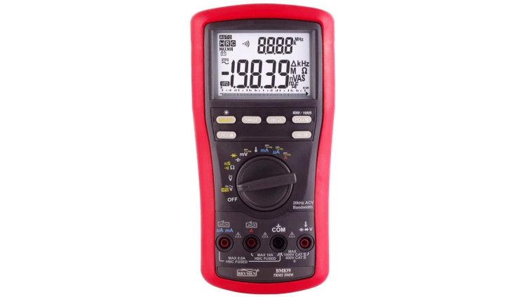 Multimetr TRMS 4 1/2 cyfry VFD i Hz BeepLit ACV 20kHz Brymen BM839