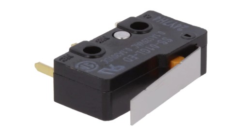 Mikroprzełącznik SNAP ACTION z dźwignią SPDT 0,1A/125VAC SS-01GL-ED