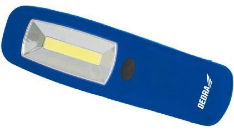 Latarka 3W COB LED podłużna z bateriami