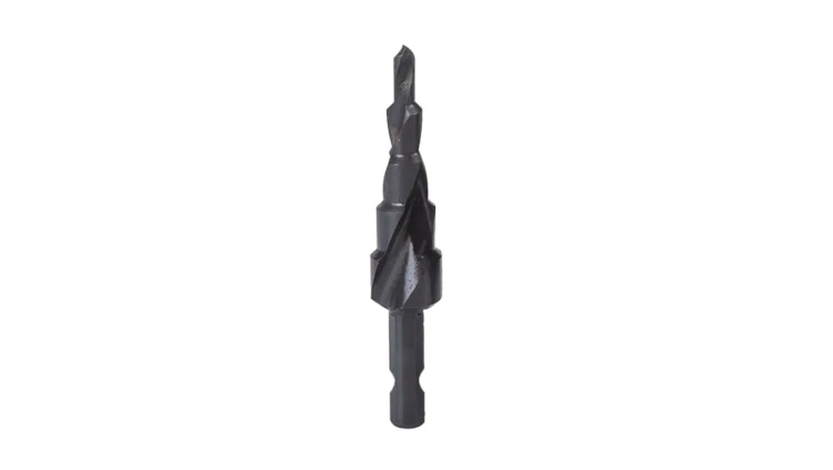 Wiertło wielostopniowe spiralne HSS M2 HEX 1/4 4-12mm (N-WWS0412)