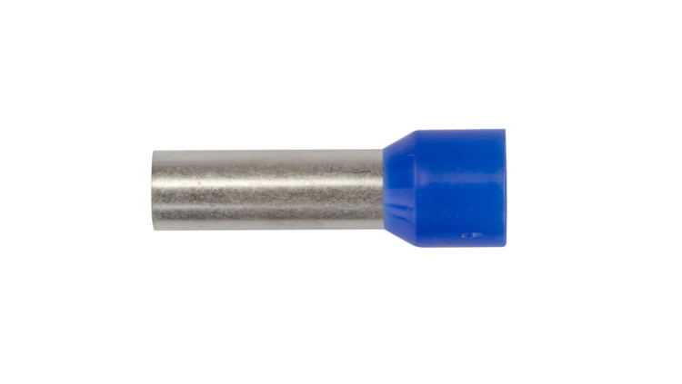 Końcówka tulejkowa izolowana TI 16mm2/18mm niebieska cynowana TI16L18 /100szt/