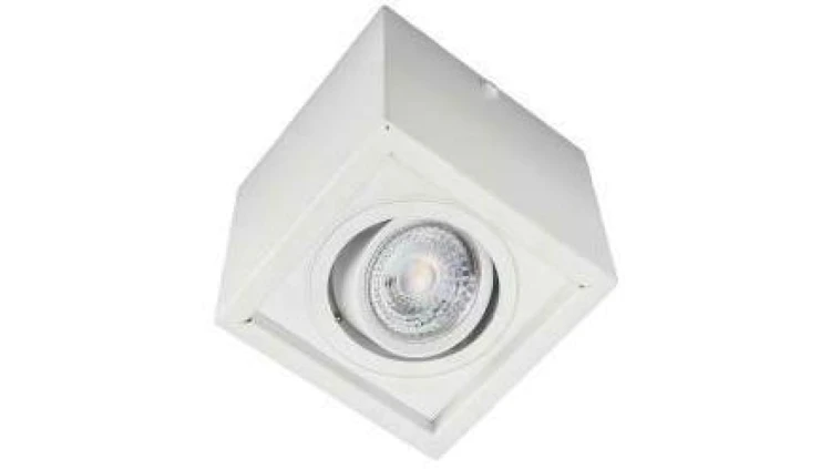 Oprawa sufitowa natynkowa BRICK-SE-W white biała 1xGu10 5903260412840