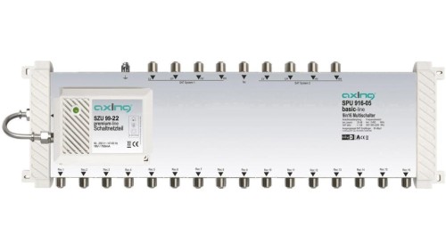 Multiswitch 9/16 SPU 916-05 z pasywną tv naziemną 9 wejść / 16 wyjść SPU 916-05