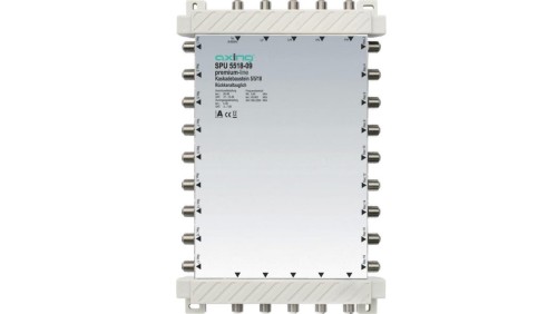Multiswitch 5/18 SPU 5518-09 z pasywną tv naziemną 5 wejść / 18 wyjść SPU 5518-09
