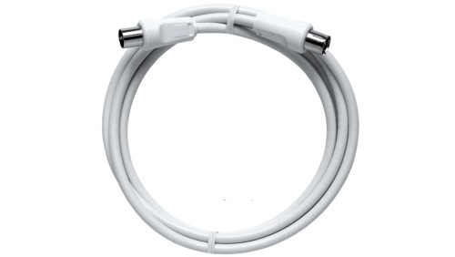 Kabel sznur 2,5m wtyk telewizyjny IEC / gniazdo telewizyjne IEC high shielded BAK 250-70