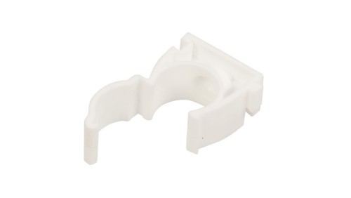 Uchwyt zamknięty do rur gładkich UZ 18 biały 68042 /100szt./
