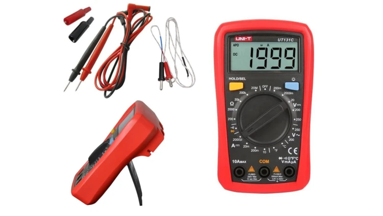 Multimetr cyfrowy uniwersalny 250V AC/DC 10A DC test ciągłości test diod UT-131C 20380