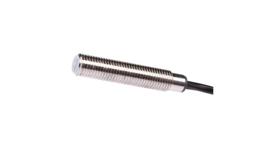 Czujnik pojemnościowy M8x1 dł: 42mm zabudowany 11-30VDC 50mA Sn 0 1-1,5mm PNP NO kabel 2m KB080100