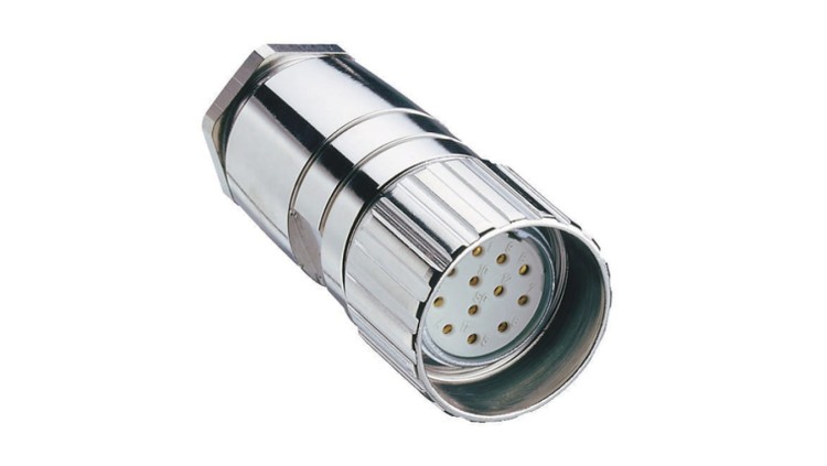 Złącze zasilające M23 żeńskie 12-PINowe RKC 120/13,5