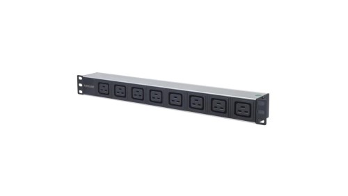 Listwa zasilająca Rack 1U 110-250V/16A 8X C19 kabel 2M 163613