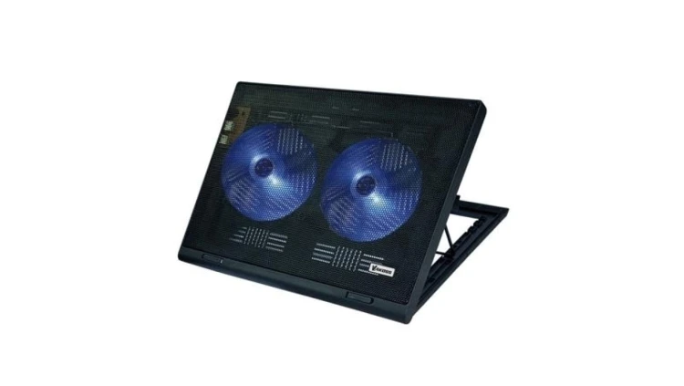 Podstawka chłodząca pod notebook VAKOSS LF-2463UK (17.x cala 2 wentylatory HUB)